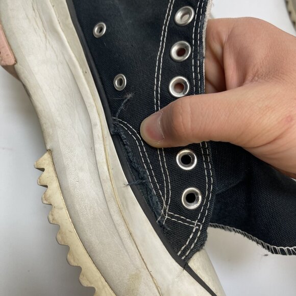 Converse Run Star Hike HI Love Sneakers Love Valentines Wom 8 No Laces Read* - Picture 6 of 16